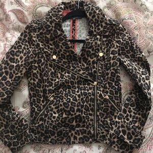 WhiteHouseBlackMarket Leopard Jacket